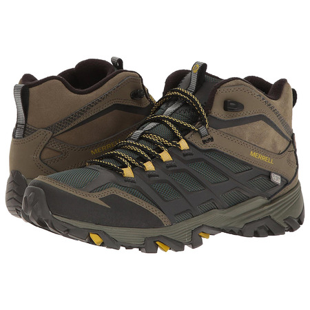 Merrell Moab FST Ice Thermo Verde/Oliva/Amarillo