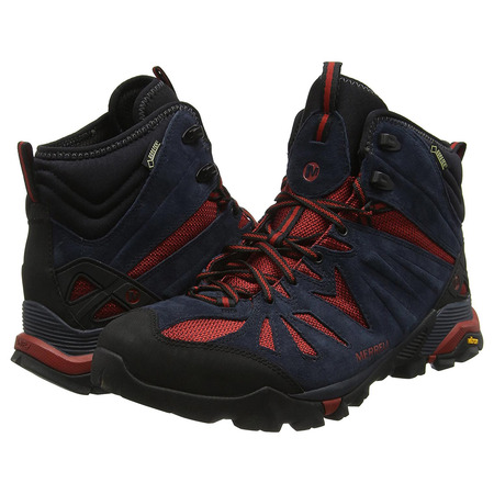 Merrell Capra Mid GTX Boot Marino/Rojo