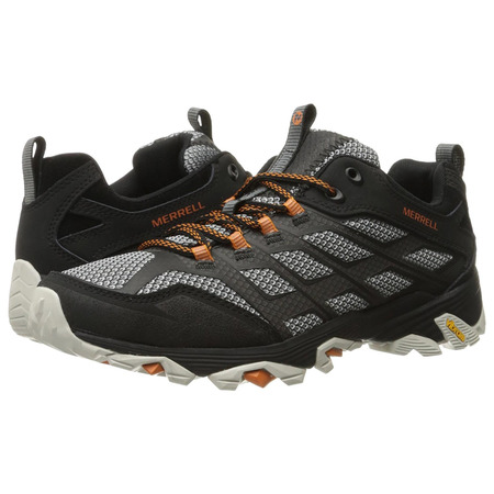 Zapato Merrell Moab Fst Black/Gris/Grange