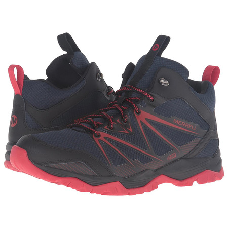 Merrell Capra Rise Mid WTPF Marino/Rojo Boot