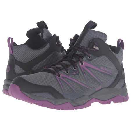 Merrell Capra Rise Mid WTPF Boot W Gris/Purpur