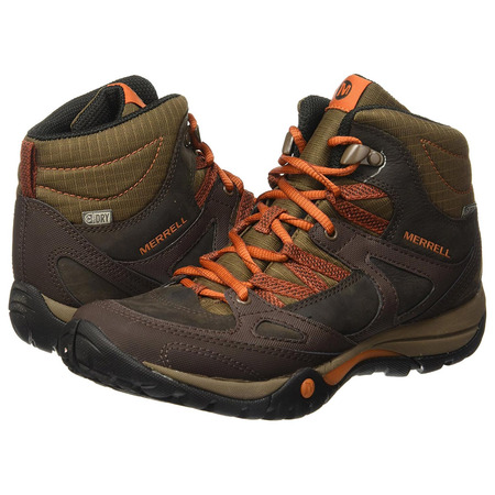 Merrell Azura Lapis Mid WTPF Boot W Marrón/Naranja