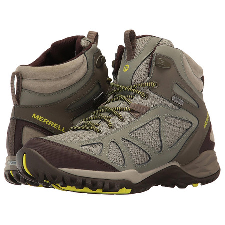 Merrell Siren Sport Q2 Mid WTPF Boot W Beige/Marrón