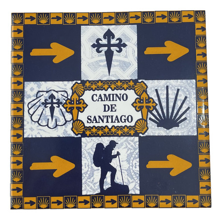 Carrelage multi-symboles Camino de Santiago 10x10