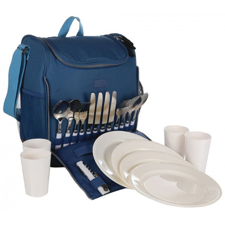 Sac Pique-Nique Isotherme Avec Vaisselle Regatta Stamford Bleu