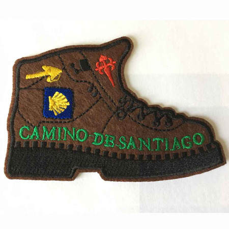 Parche Bota Caminho de Santiago avec Cruz de Santiago
