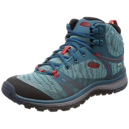 Keen Terradora Mid WTPF Bottes W Turquoise/Rojo
