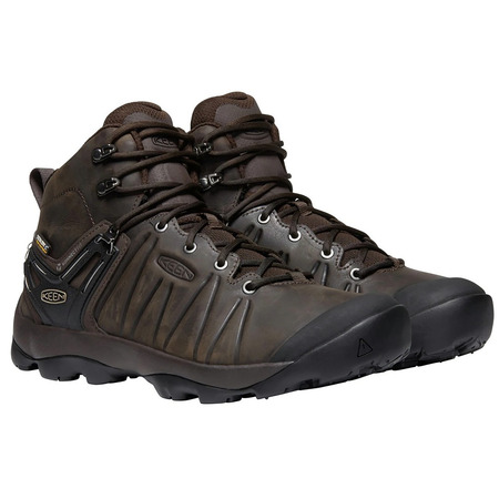 Botte Keen Venture Mid Leather WP Marron / Noir