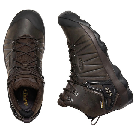 Botte Keen Venture Mid Leather WP Marron / Noir