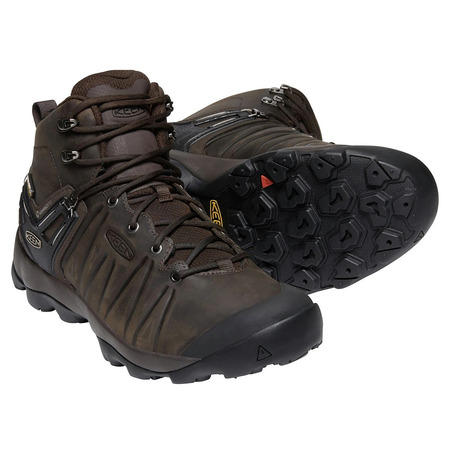 Botte Keen Venture Mid Leather WP Marron / Noir
