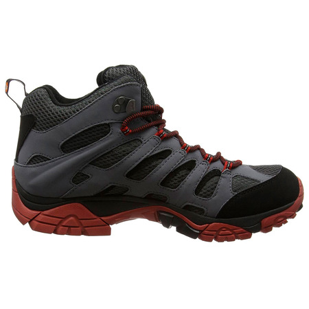 Merrell Moab Mid GTX Gris/Negro/Rojo Bottes