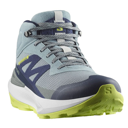 Chaussures Salomon Elixir Activ Mid GTX Bleu/Vert Citron