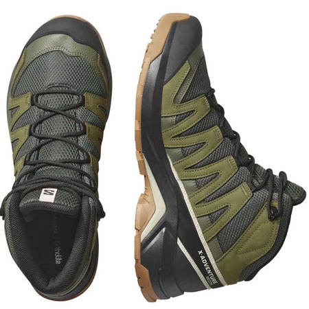 Chaussures Salomon X-Adventure Recon Mid GTX Vert/Noir