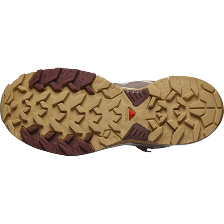 Chaussure Salomon X Ultra 360 Edge Mid GTX W Marron/Beige/Blanc