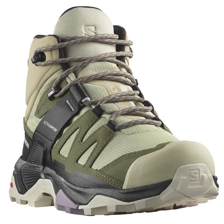 Chaussure Salomon X Ultra 4 Mid Gtx W Verte