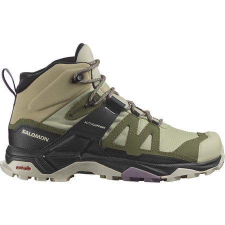 Chaussure Salomon X Ultra 4 Mid Gtx W Verte