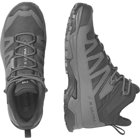 Bottes Salomon X Ultra 4 Mid Wide GTX Gris/Noir