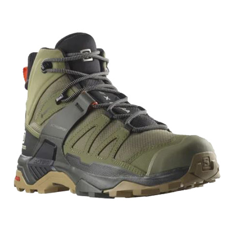 Botte Salomon X Ultra 4 Mid Wide GTX vert olive