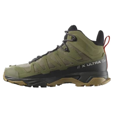 Botte Salomon X Ultra 4 Mid Wide GTX vert olive