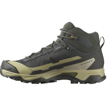Chaussures Salomon X Ultra 5 Mid GTX Gris/Vert