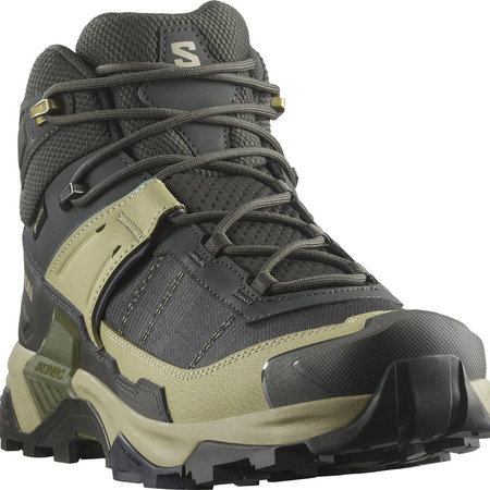 Chaussures Salomon X Ultra 5 Mid GTX Gris/Vert