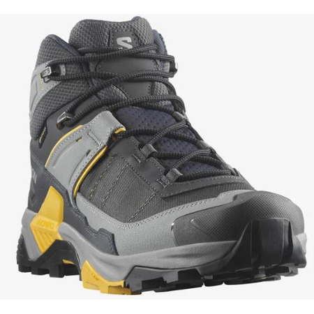 Chaussures Salomon X Ultra 5 Mid GTX Noir/Gris/Moutarde