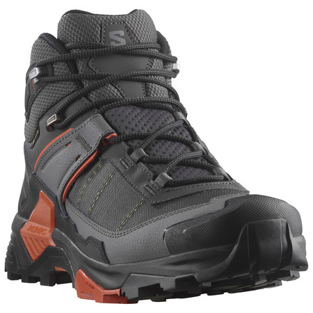 Chaussures Salomon X Ultra 5 Mid GTX Noir/Gris/Orange