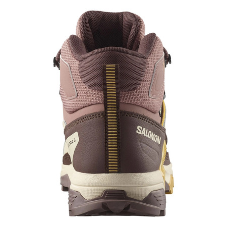 Chaussures Salomon X Ultra 5 Mid GTX W Grenat/Beige
