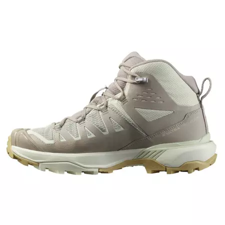 Chaussures Salomon X Ultra Edge Mid GTX W beige/vert