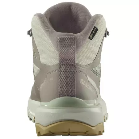 Chaussures Salomon X Ultra Edge Mid GTX W beige/vert