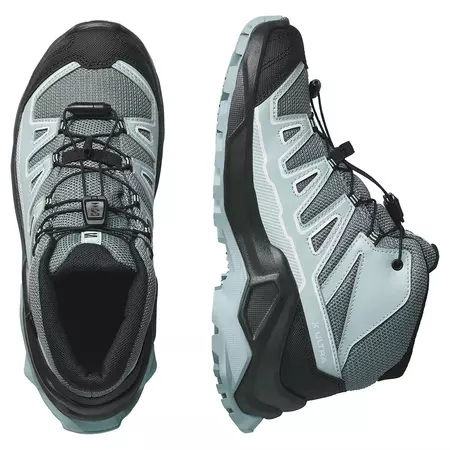 Bottes Salomon X Ultra Mid GTX J Gris/Bleu