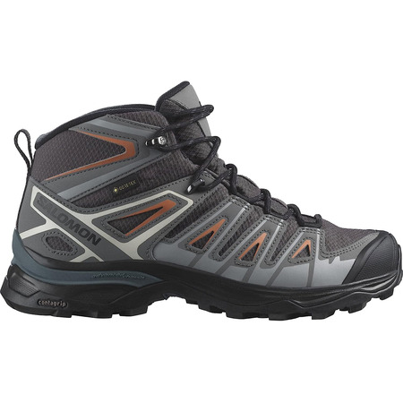 Bottes Salomon X Ultra Pioneer Mid GTX W Gris/Saumon