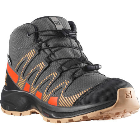 Chaussure Salomon XA PRO V8 MID CSWP J Gris/Or