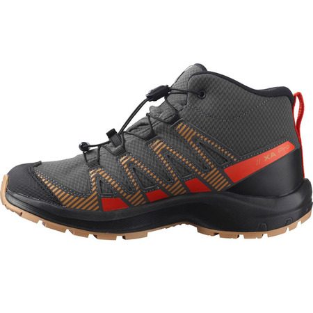 Chaussure Salomon XA PRO V8 MID CSWP J Gris/Or