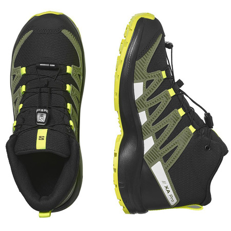 Chaussure Salomon XA PRO V8 MID CSWP J Noir/Vert