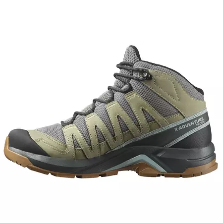 Chaussures Salomon X-Adventure Recon GTX W Mid Vert/Gris