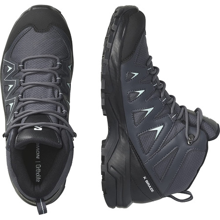 Bottes Salomon X Braze Mid GTX W Gris/Noir