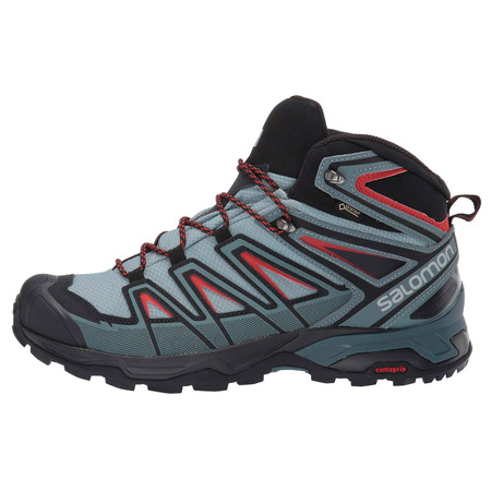 Salomon X Ultra 3 Mid GTX Gris/Négro/Rojo bottes