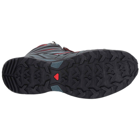 Salomon X Ultra 3 Mid GTX Gris/Négro/Rojo bottes