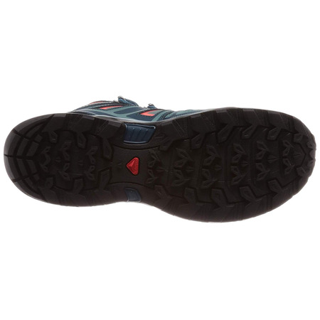 Salomon X Ultra 3 Bottes Mid GTX W Eau verte/Coral