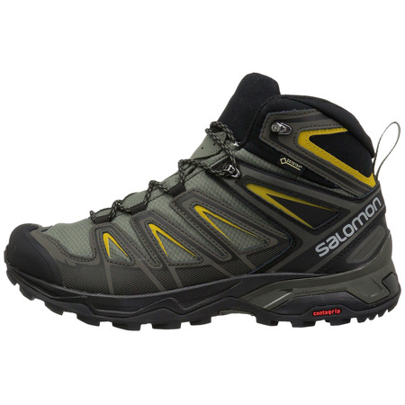 Salomon X Ultra 3 Bottes Large Mid GTX Kaki/Verde Oliva