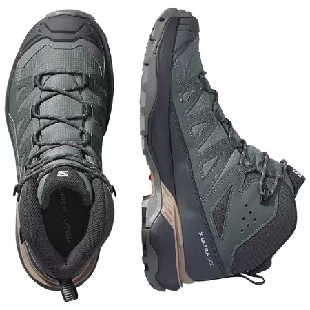Chaussures Salomon X Ultra 360 Mid GTX W Vert Forêt