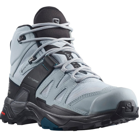 Salomon X Bottes Ultra 4 Mid Wide GTX W Gris/Azul