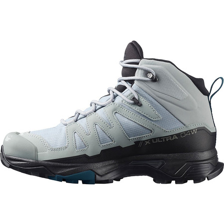 Salomon X Bottes Ultra 4 Mid Wide GTX W Gris/Azul