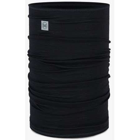 Cache-cou Buff Merino léger uni noir