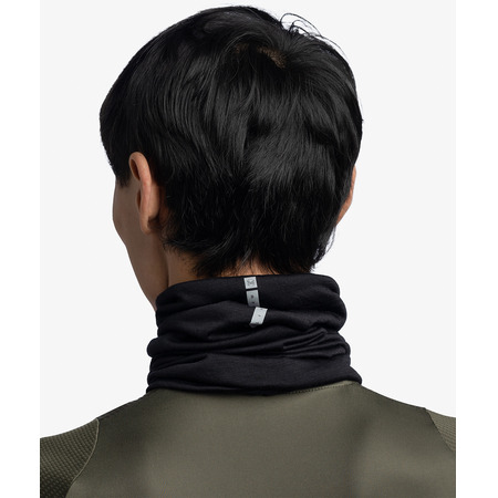 Cache-cou Buff Merino léger uni noir