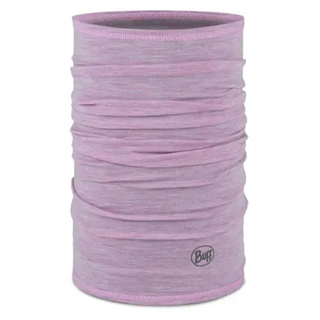 Cache-cou léger en laine mérinos Buff, couleur unie, motif pensée