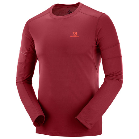 Chemise Salomon Agile LS Tee Granate