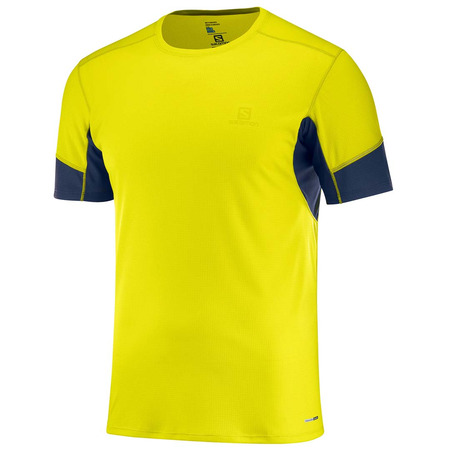 Chemise Salomon Agile SS Tee Jaune/Marine
