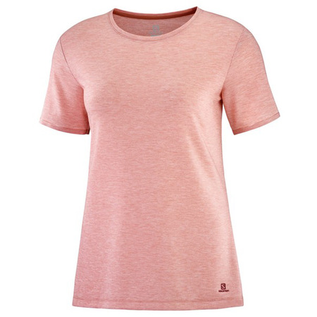 Camiseta Salomon Essencial T-shirt à manches courtes W Rosa